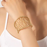 Exaggerate Metal Bracelet for Women Girl