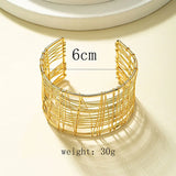 Exaggerate Metal Bracelet for Women Girl