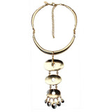 Smooth Surfacer Ethnic Longevity Lock Pendant Necklace