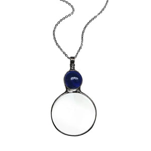 10x Magnifying Glass Pendant Necklace