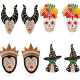 Funny Halloween Witch Earrings for Women