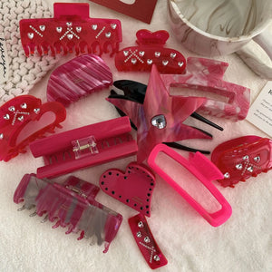 French Letter Hairpin Clips Wedding Hair Accessories