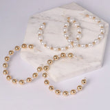 Bohemian Pearl Beaded Hoop Earrings for Women