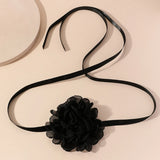 Exaggerated Flower Necklace Clavicle Chain Vintage Choker