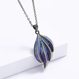 Two-tone Women's Pendant Epoxy Necklace 925 Party Jewelry