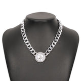 Exaggerated Retro Punk Chain Necklace