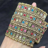Exaggerated Retro Punk Wide Bracelets