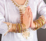 Retro Bohemian Rhinestone Belly Dance Bracelet
