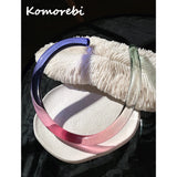 Exaggerated Multicolor Transparent Choker Necklace for Women