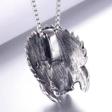 Indian Chiefs Skull Head Pendant Necklace Men's Necklace