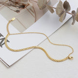 Double-layer Titanium Steel Bracelet Women's Chain Plated