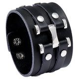 Goth Punk Vegan PU Leather Couple Bracelets