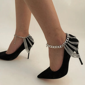 Retro Business Shoe Chain Anklet for Women