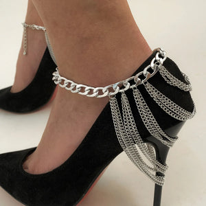 Retro Business Shoe Chain Anklet for Women