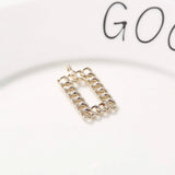 Exaggerated Retro Metal Earrings Necklace Pendant Jewelry Material 8pcs