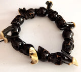 Skull Tooth Bracelet Men's Gothic Punk Accessories Party Jewelry