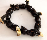 Skull Tooth Bracelet Men's Gothic Punk Accessories Party Jewelry