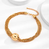 Chunky Chain Necklace for Women Punk Big Ball Pendant Choker Grunge Jewelry