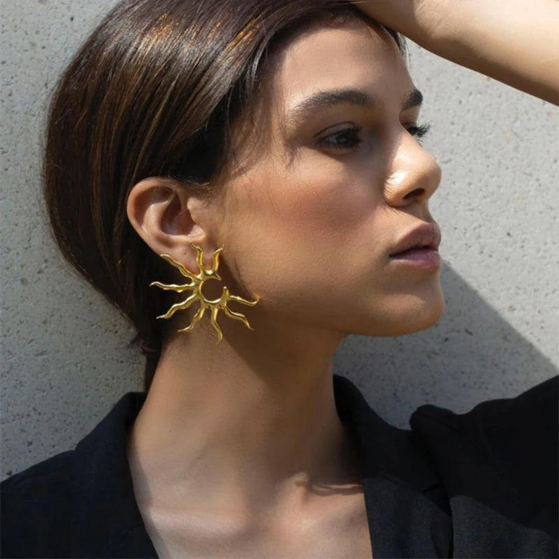 Exaggerated Vintage Drop Earrings for Women Dangle Earrings