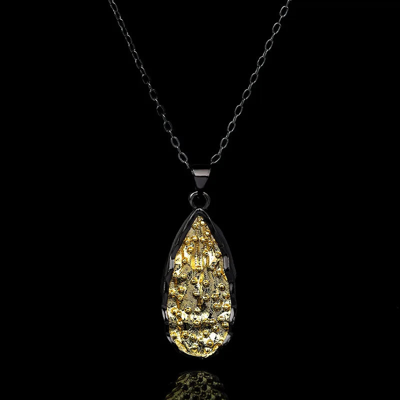 925 Silver Necklace Unique Irregular Jewelry