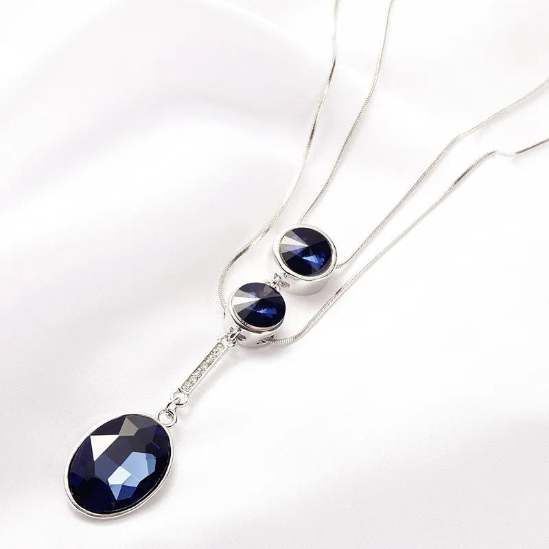 Exaggerated Clavicle Long Pendant Necklace Sweater Chain