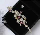 Exaggerated Flower Earrings S925 Silver Needle
