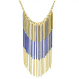 Exaggerated Tassel Necklace Long Chain Women's Clavicle Decoration