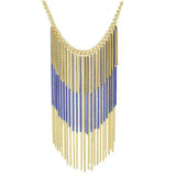 Exaggerated Tassel Necklace Long Chain Women's Clavicle Decoration