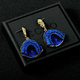 Exaggerated Ocean Waves Irregular Tide Earrings