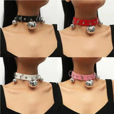 Sexy Bell Collar Goth Punk Necklace Gothic Choker Hip Hop Cosplay Gargantilla