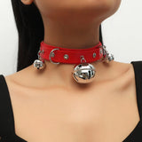 Sexy Bell Collar Goth Punk Necklace Gothic Choker Hip Hop Cosplay Gargantilla