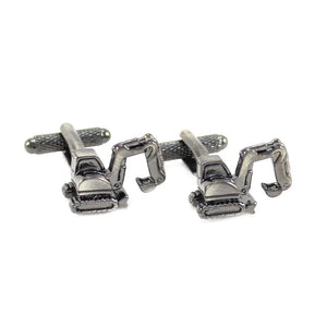 Excavator Cuff Links Construction Vehicle Mini Excavator Cufflinks