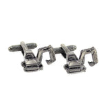 Excavator Cuff Links Construction Vehicle Mini Excavator Cufflinks