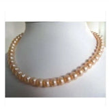 Pink Pearl Beads 8-9mm Necklace