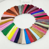 Milk Silk Tassel Pendant DIY Jewelry Parts Beads Charming Decor