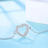 Heart Jewelry Crystal Zircon Bracelet