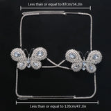Rhinestone Crystal Body Chain Harness Necklace Jewelry
