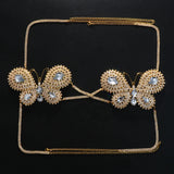 Rhinestone Crystal Body Chain Harness Necklace Jewelry