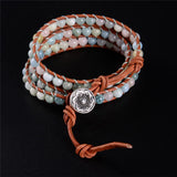 Luxury 3 Strands Wrap Bracelet Multilayer Boho Jewelry