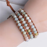 Luxury 3 Strands Wrap Bracelet Multilayer Boho Jewelry