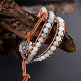 Luxury 3 Strands Wrap Bracelet Multilayer Boho Jewelry