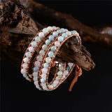 Luxury 3 Strands Wrap Bracelet Multilayer Boho Jewelry