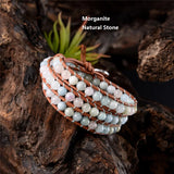 Luxury 3 Strands Wrap Bracelet Multilayer Boho Jewelry