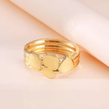 Hollow Out Layer Cuff Bracelet Unique Bangle for Women Birthday Gift