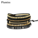 Natural Stone Charm Bracelets for Women with Copper Accessories