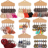 Boho Ethnic Feather Flower Earrings Vintage Jewelry Sets
