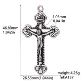 Exorcism Cross Pendant Necklace DIY Jewelry Making Catholic Supplies