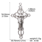 Exorcism Cross Pendant Necklace DIY Jewelry Making Catholic Supplies