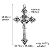 Exorcism Cross Pendant Necklace DIY Jewelry Making Catholic Supplies