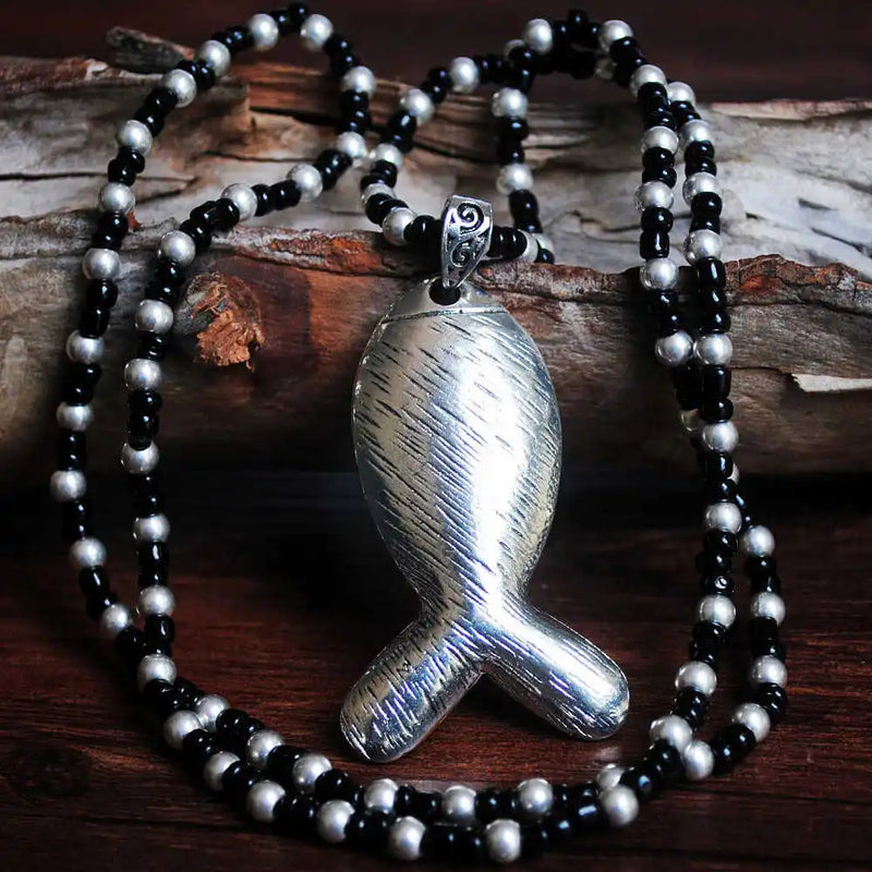 Exotic Elephant Pendant Long Necklace Thai Tibetan Silver Sweater Chain